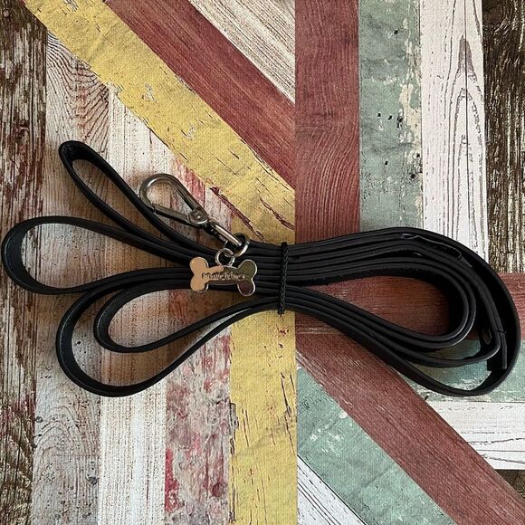 Marc Tatro Other - Marc Tatro Dog Leash Black 6’ PVC Animal-Free Designer EUC for 10-20 lbs